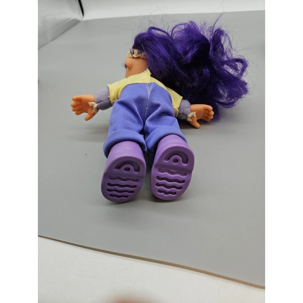 GiGo Doll Fruit Purple Hair Soft Vintage Plush Body Grape